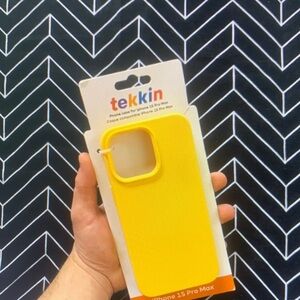 Apple Bright Yellow iPhone 15 Pro Max Case